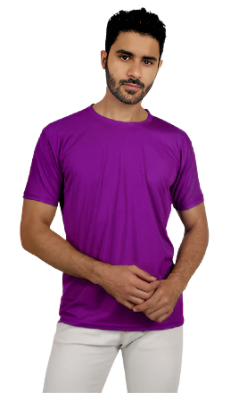 ROUND NECK MICRO POLYESTER DRY FIT T-SHIRT BASIC CCC004