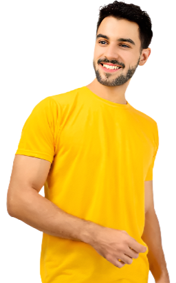 ROUND NECK MICRO POLYESTER T-SHIRT BASIC CCC001
