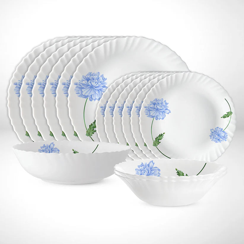 Larah by Borosil Blue Mist Dinner Set