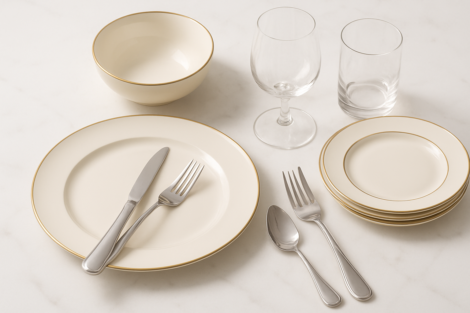 crockery and cutlery collection