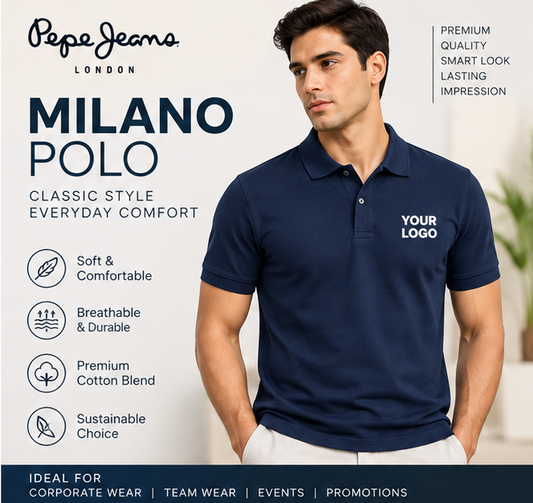 Milano Polo T-Shirt – Premium Cotton Blend
