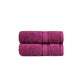 TRIDENT Indulgence Soft Comfort 2Pc Hand Towel Set, Cotton-Rich Terry Towel Set – Grape Wine