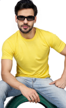 ROUND NECK MICRO POLYESTER DRY FIT T-SHIRT BASIC CCC006