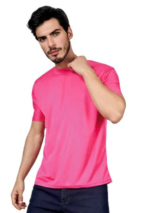 ROUND NECK MICRO POLYESTER T-SHIRT BASIC CCC002