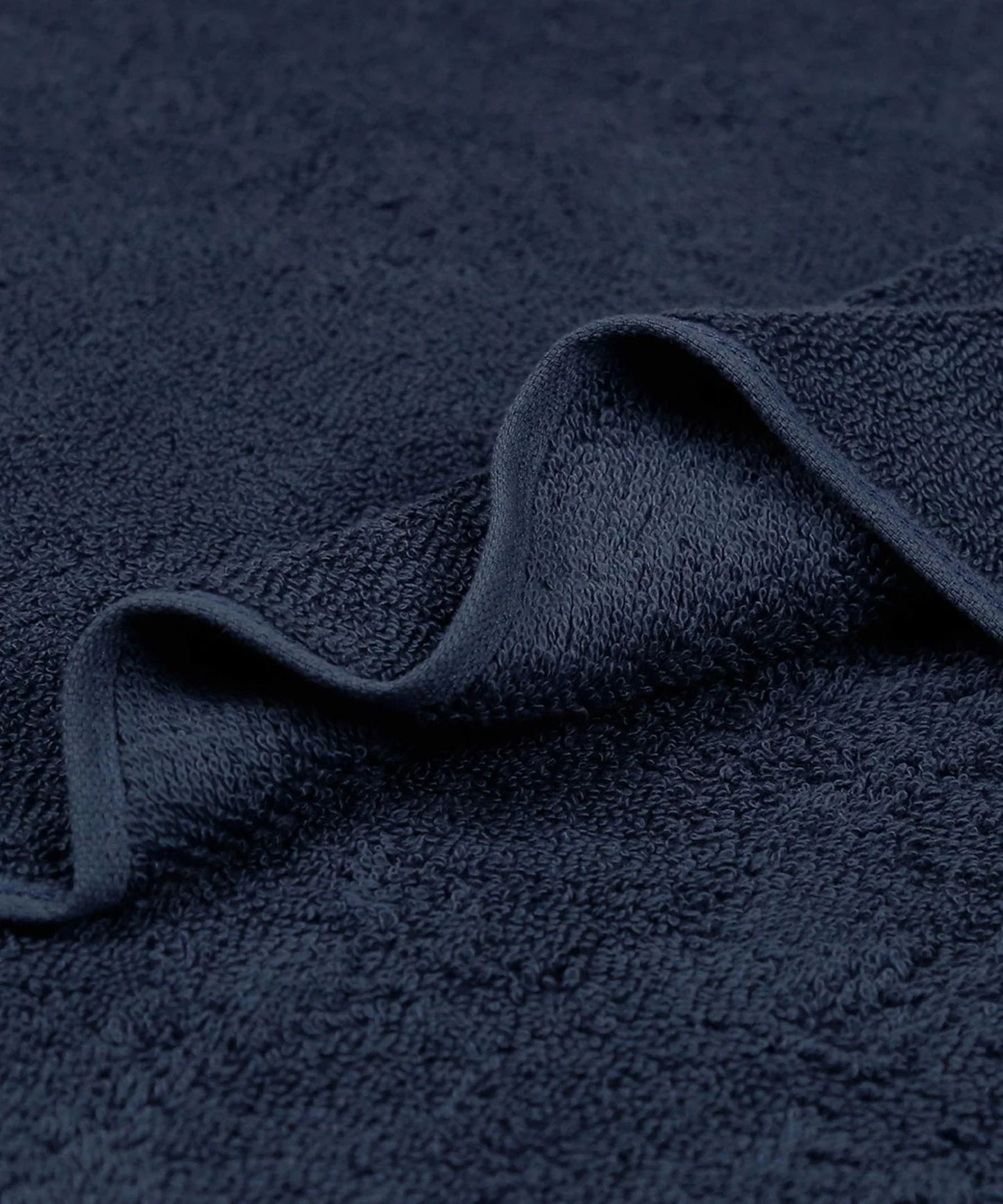 TRIDENT Soft Comfort 3-Piece Cotton-Rich Terry Moments Towel Set – Navy Blue (509 GSM)