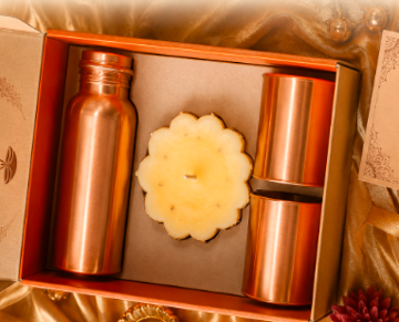 Premium Copper & Candel Hamper