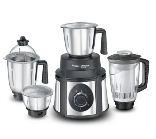 Prestige Endura 1000W Juicer Mixer Grinder With 4 Jars