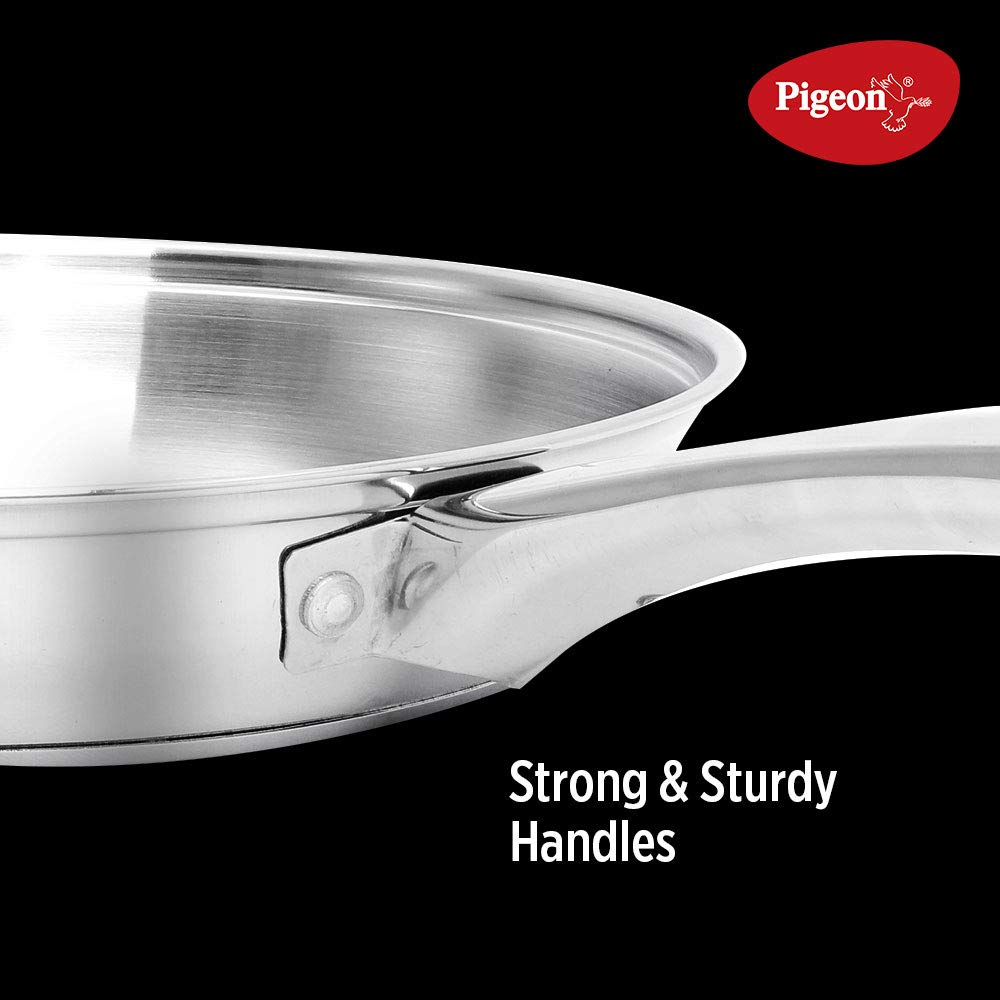Pigeon By Stovekraft Stainless Steel Cookware Gift Set 4 Count,Silver