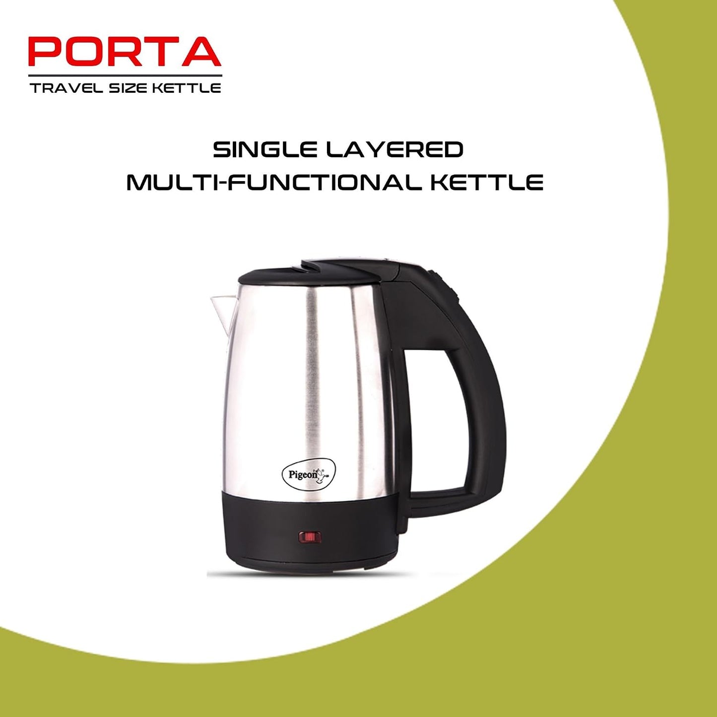 Porta Travel Size Kettle, 1000 Watts, 0.5 Liter,