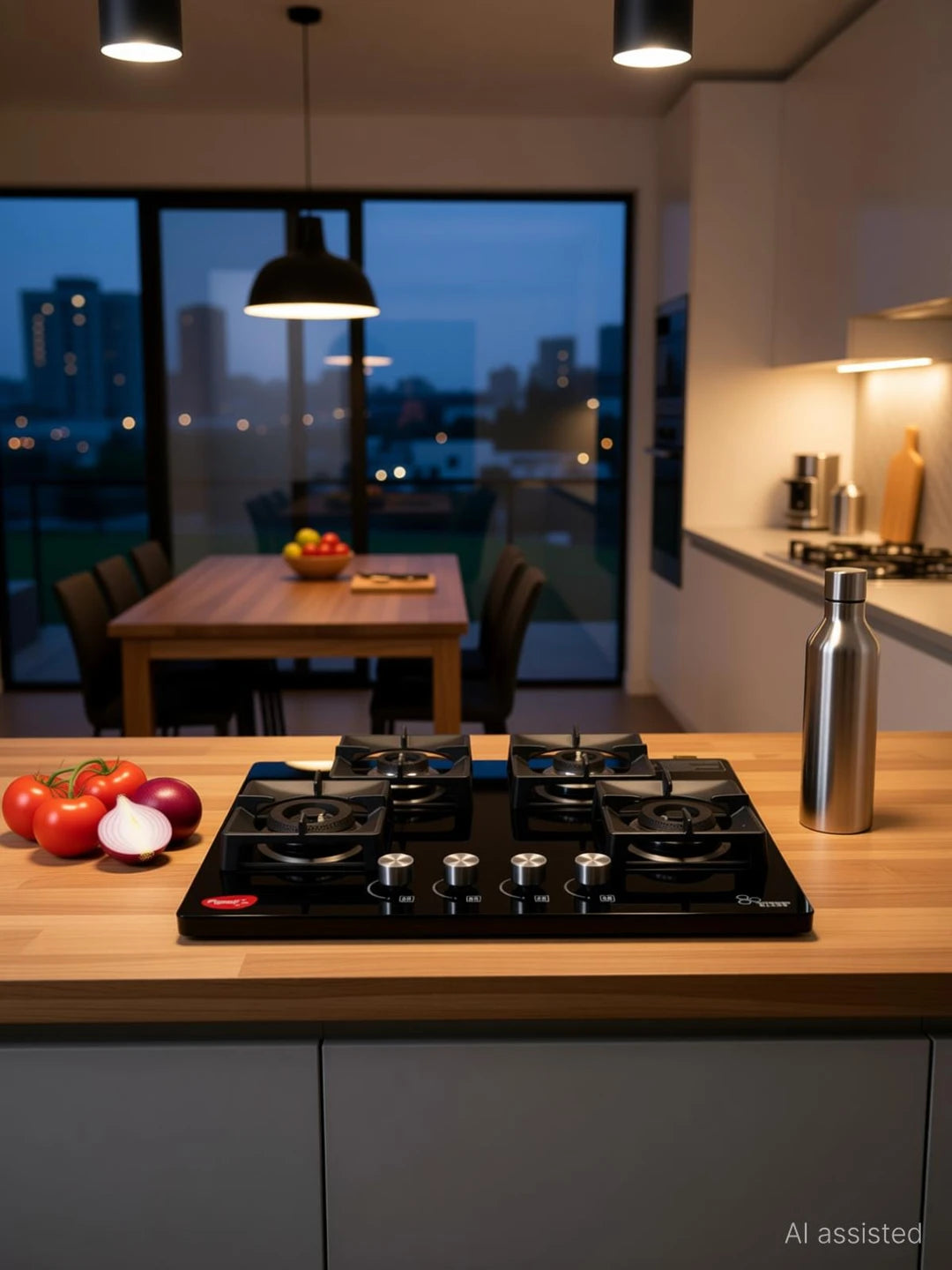 Pigeon LINEA Tablet Slimmest Cooktop Aluminium Manual Gas Stove