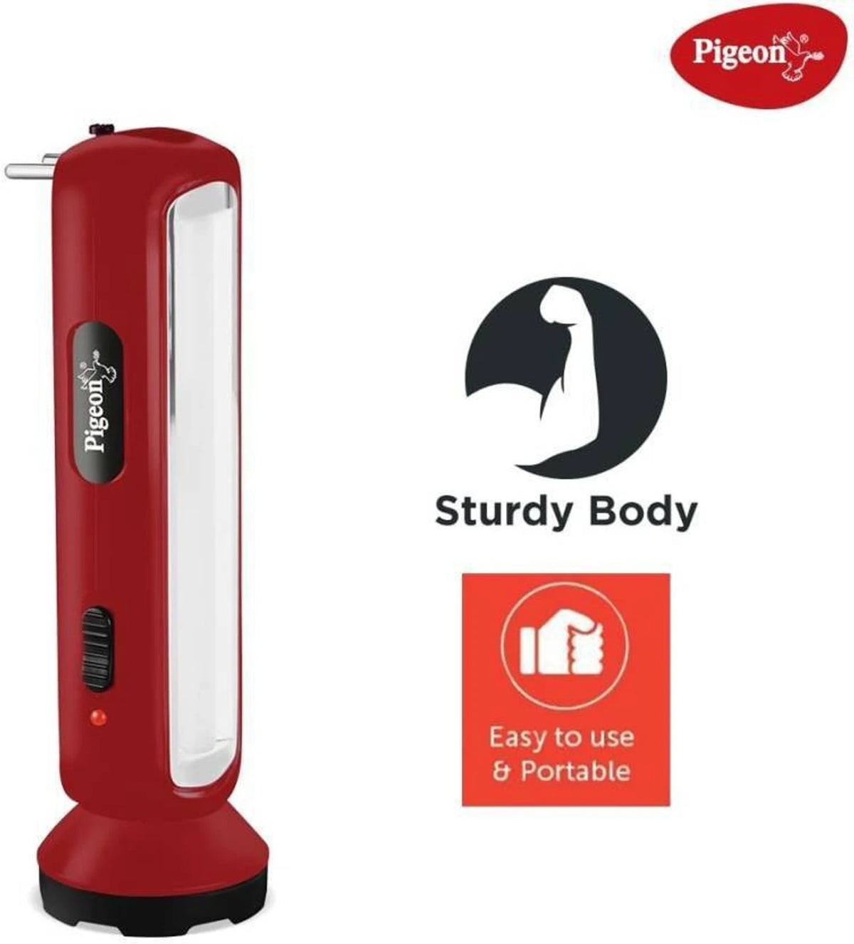 Pigeon Radiance LED Light 4 hrs Lantern Emergency Light