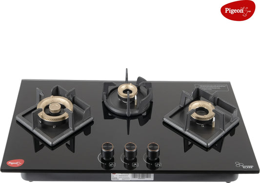 Pigeon Slender Stainless Steel Automatic Hob (3 Burners)