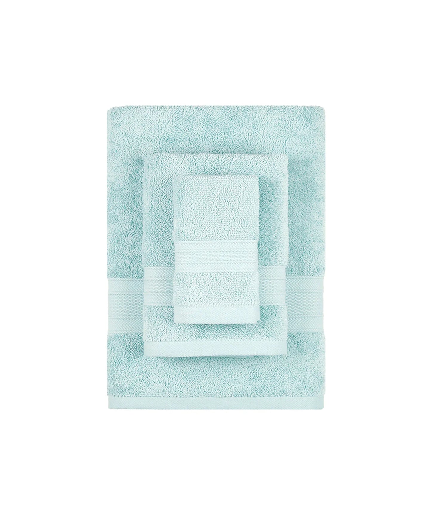 TRIDENT Soft Comfort, 3Pc Set, Cotton Rich Terry Towel Moments  Set ,509 GSM,Sea Green