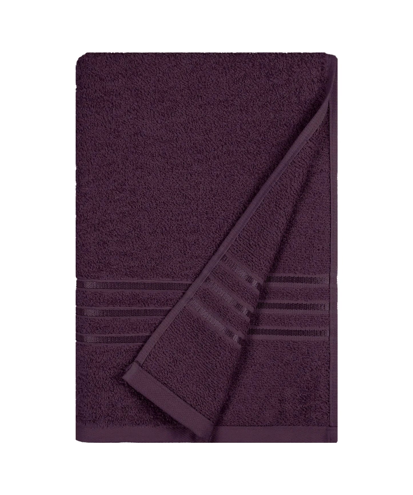 TRIDENT Comfort Living 1Pc Bath Towel, Black Current |400 GSM Cotton| Quicky Dry