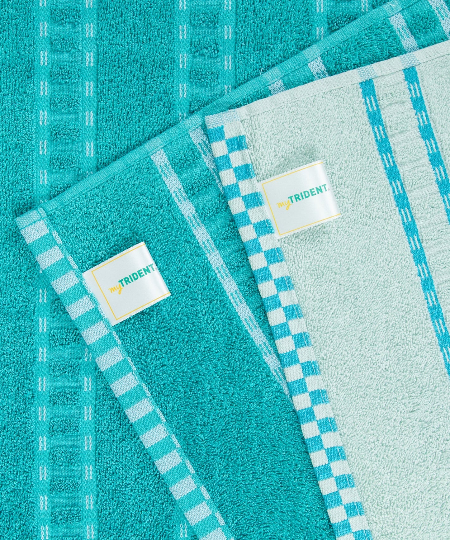 TRIDENT His & Her 2 PC Bath Towel Set,Bow & Arrow|500 GSM Cotton