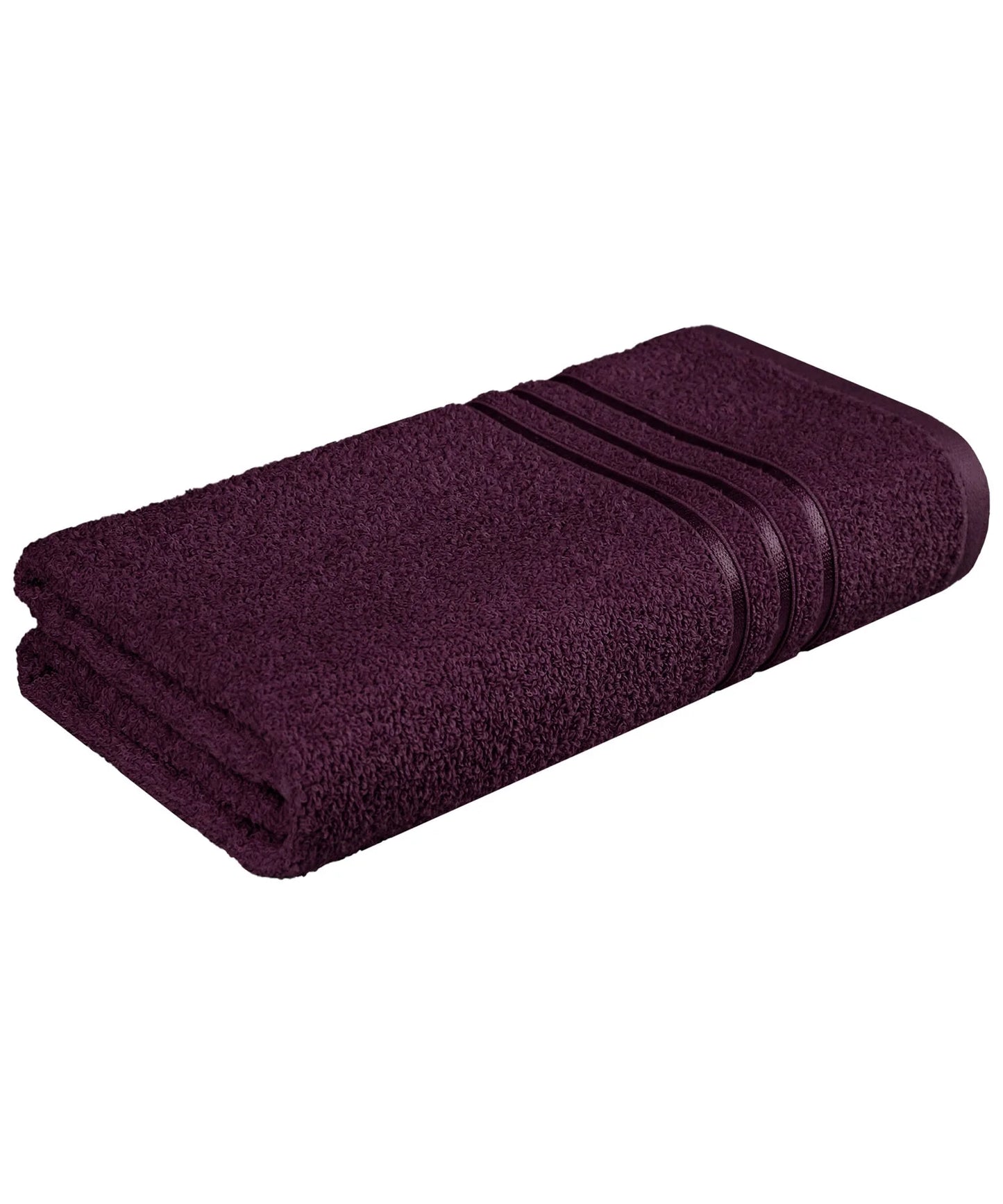 TRIDENT Comfort Living 1Pc Bath Towel, Black Current |400 GSM Cotton| Quicky Dry