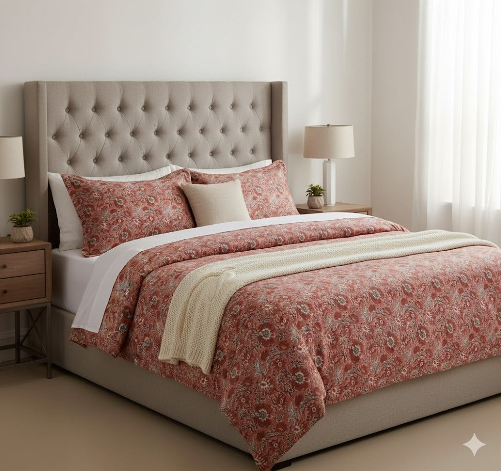 MYTRIDENT Bedsheet for Double Bed, Cafted Tunes Collection With Comfort Living , 1 King Size Bedsheet with 2 Pillow Covers ,100% Micro Polyster Sheet Set