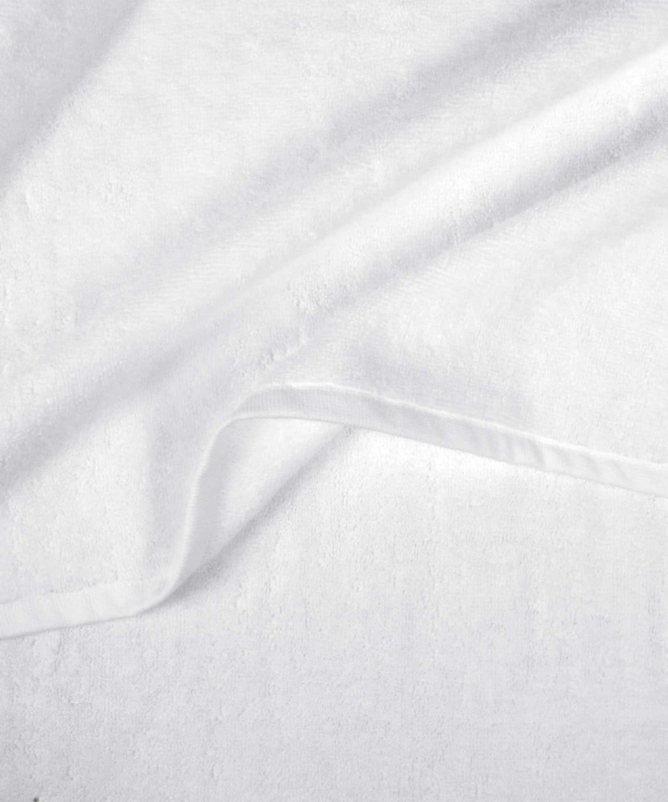 TRIDENT Soft Comfort, 1 Pc Set Cotton Rich Terry Indulgence Towel Set ,509 GSM, Bright White