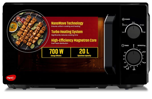 Pigeon 20L Nano Wave Solo Microwave Oven | 700 Watts | 5 power levels