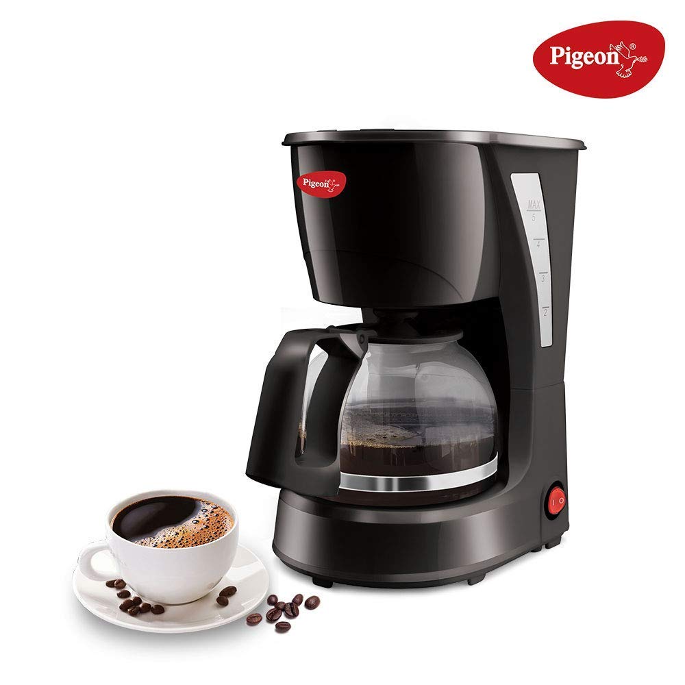 Pigeon Brewster Coffee Maker, 600 Watt, 4 Cups Drip Coffee maker