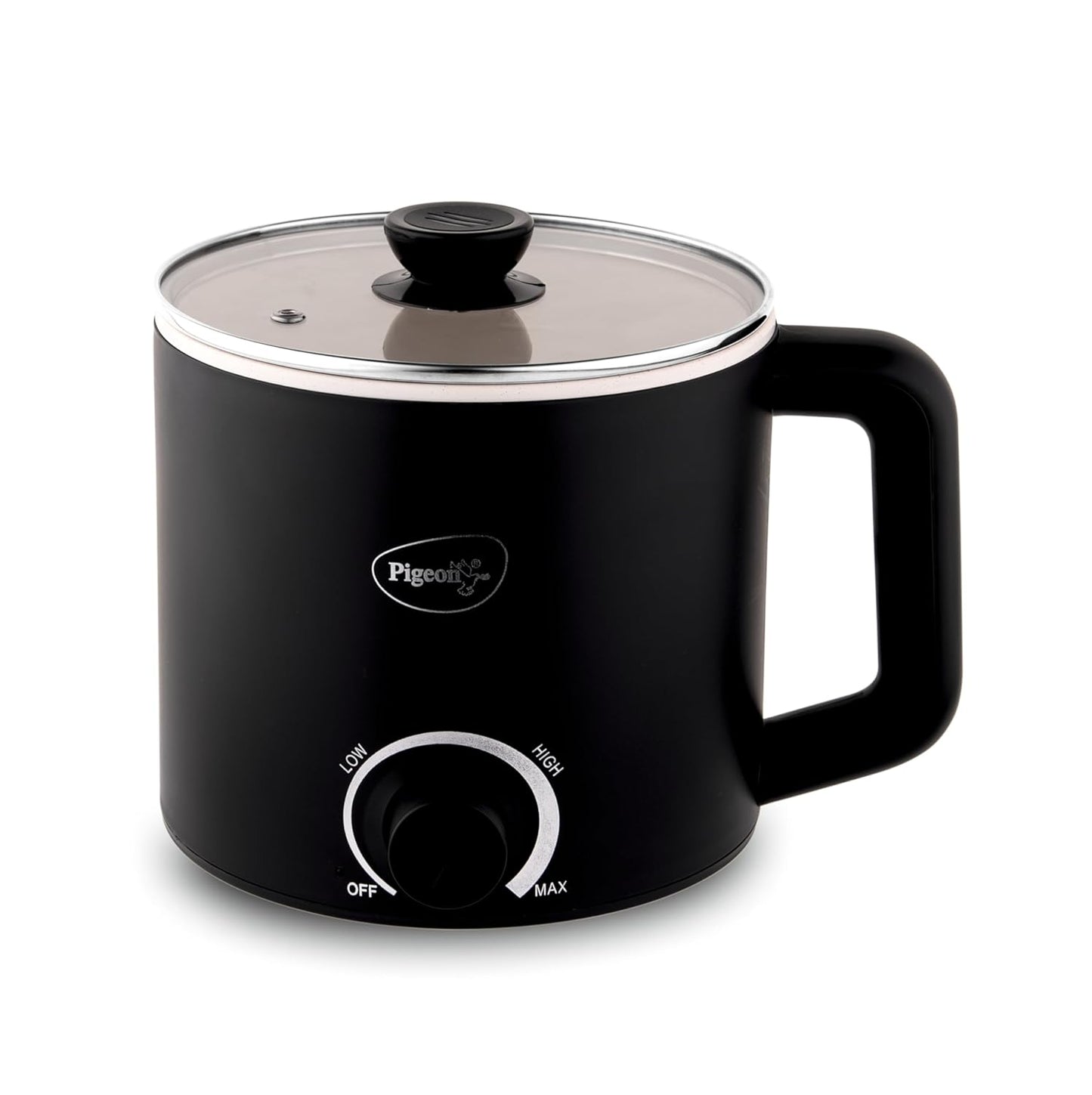 Swift Multi-Cook Kettle 1.5L, Egg Rack - Black | Double Layered | Food Grade Stainless Steel Inner Wall | Glass Lid | Auto Shut-Off, 600 Watts