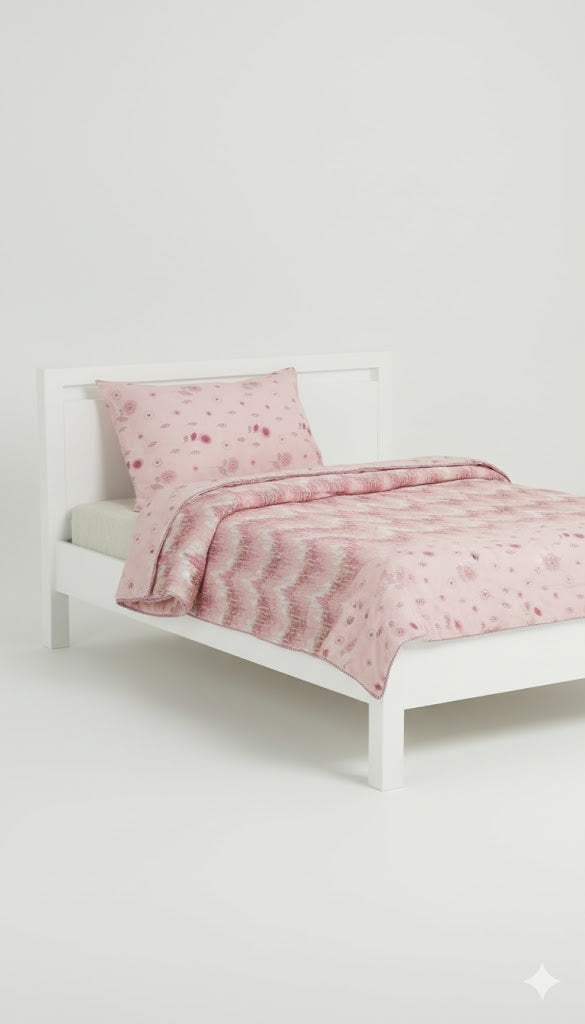 200 TC Pure Cotton Reversible Traditional Jaipuri Design Printed Light Weight Double Bed Quilt/Razai/Rajai - [Double Bed- 2.2X 2.4Meter] (Design 6)| TC - 200,Multicolor