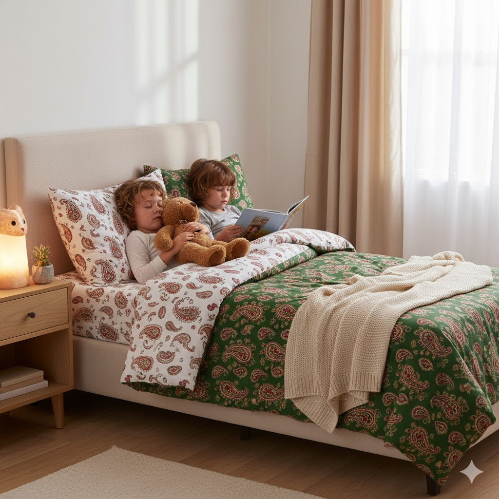 200 TC Pure Cotton Reversible Traditional Jaipuri Design Printed Light Weight Double Bed Quilt/Razai/Rajai - [Double Bed- 2.2X 2.4Meter] (Design 23)| TC - 200,Multicolor