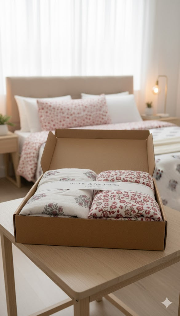 200 TC Pure Cotton Reversible Traditional Jaipuri Design Printed Light Weight Double Bed Quilt/Razai/Rajai - [Double Bed- 2.2X 2.4Meter] (Design 22)| TC - 200,Multicolor