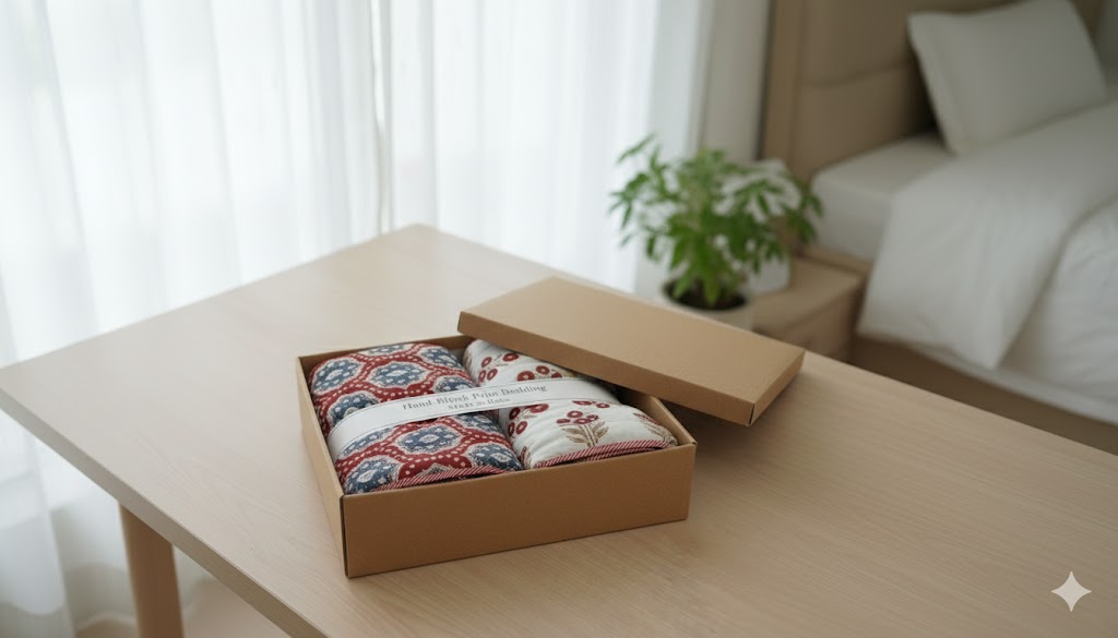 200 TC Pure Cotton Reversible Traditional Jaipuri Design Printed Light Weight Double Bed Quilt/Razai/Rajai - [Double Bed- 2.2X 2.4Meter] (Design 21)| TC - 200,Multicolor