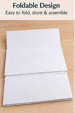 Premium White Foldable Gift Box  | Set of 10