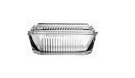 PASABAHCE FRIGO BUTTER DISH WITH LID