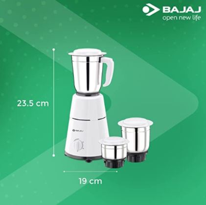 Bajaj GX 1 Mixer grinder 500 W (3 JAR)