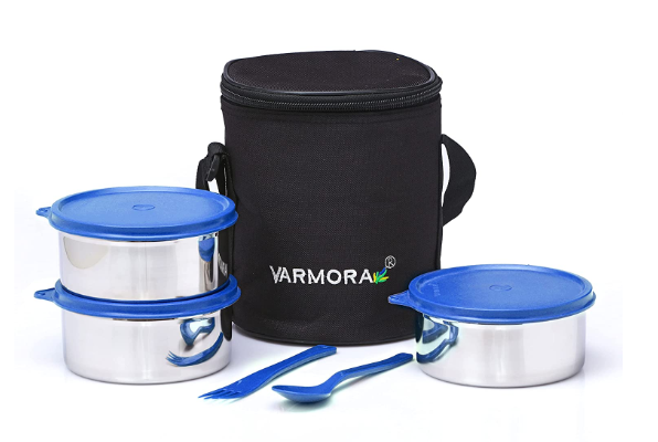 VARMORA SS TRIO STEEL LUNCH BOX